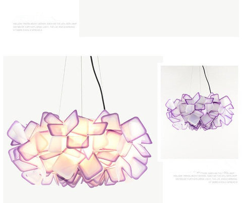 Image of Blossoming Flower Acrylic Pendant Lights