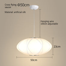 Load image into Gallery viewer, Japanese Style Silk Shade Pendant Lights