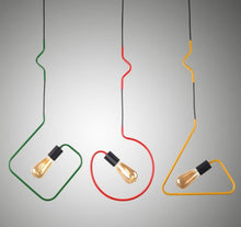 Load image into Gallery viewer, Colorful Modern Pendant Light - Twisted Wire Shapes
