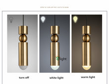 Load image into Gallery viewer, Creative Cylinder &amp; Sphere Post-Modern Pendant Light