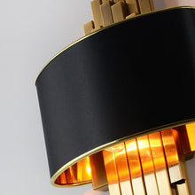 Load image into Gallery viewer, Metal Gold Pipe Led Wall Lamp