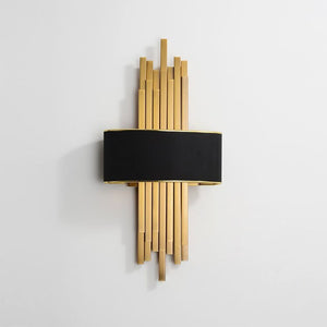 Metal Gold Pipe Led Wall Lamp