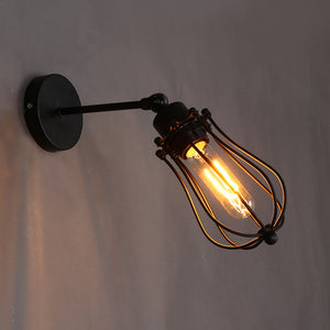 Industrial Droplet Cage Wall Lamp