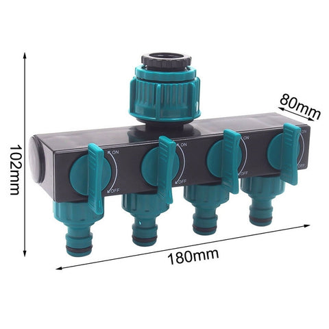 Image of Tap Water Splitter 4 Way