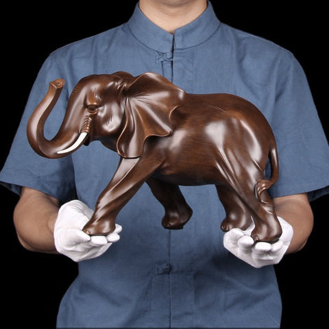 Image of Resin Elephant - Figurine Home Statue