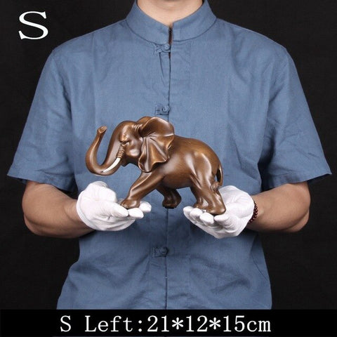 Image of Resin Elephant - Figurine Home Statue