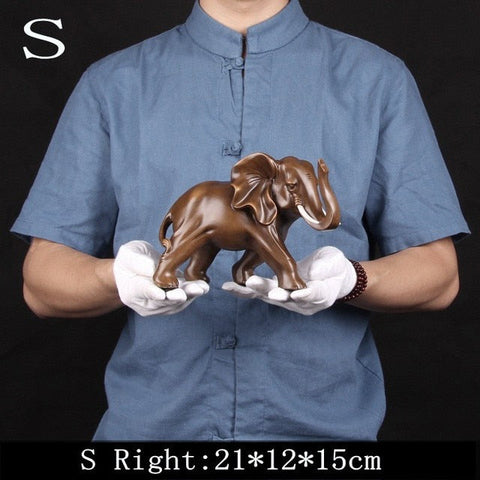 Image of Resin Elephant - Figurine Home Statue