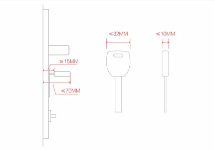 Smart Stick lock Electronic Door