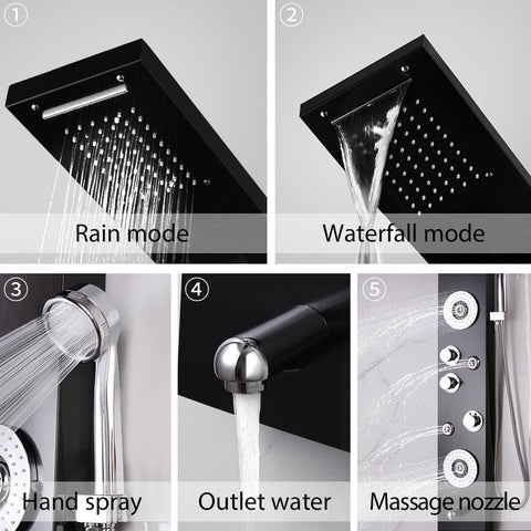 Image of Stainless Steel Wall Shower Panel