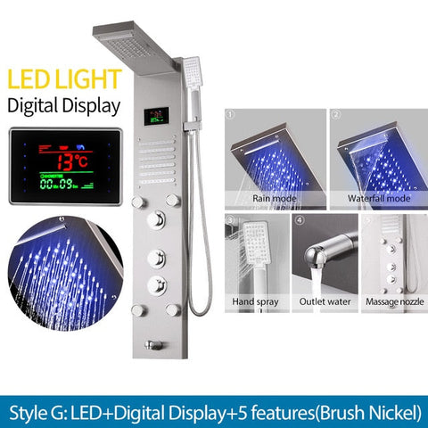 Image of Stainless Steel Wall Shower Panel