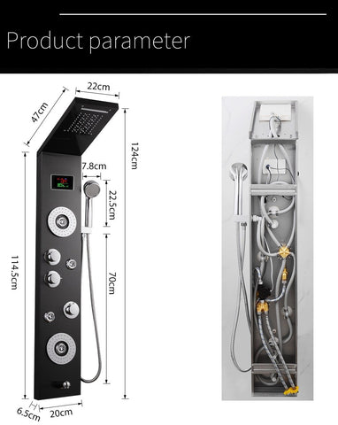 Image of Stainless Steel Wall Shower Panel
