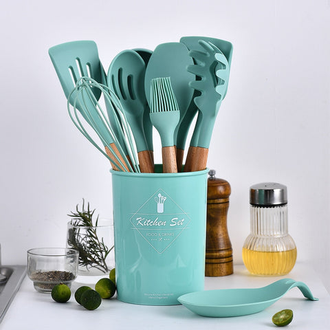 Image of Silicone Cooking Utensils Set