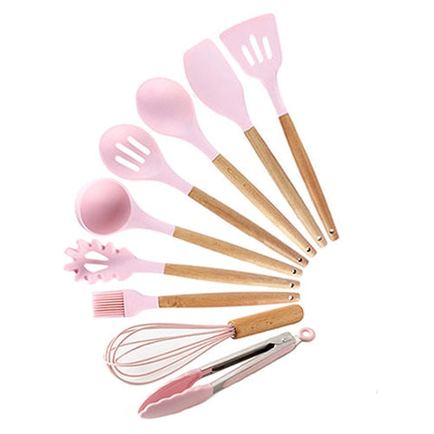 Image of Silicone Cooking Utensils Set