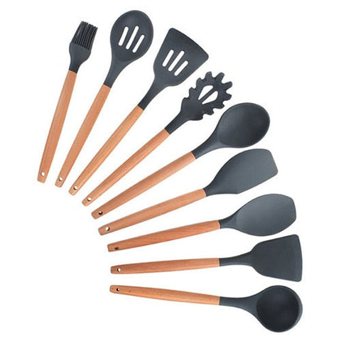 Image of Silicone Cooking Utensils Set