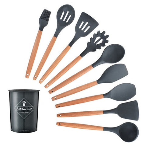 Image of Silicone Cooking Utensils Set