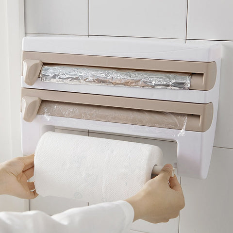 3 IN 1 Wall Paper Towel Holder