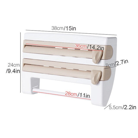 3 IN 1 Wall Paper Towel Holder
