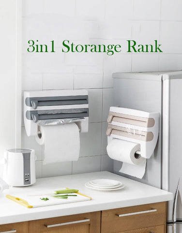 Image of 3 IN 1 Wall Paper Towel Holder