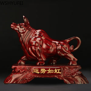 Resin Bull Statue