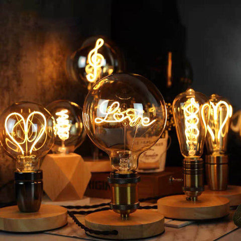 Image of Vintage Edison Bulb E27 Love