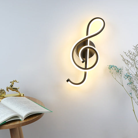 Image of Wall Light Music Clef Shape