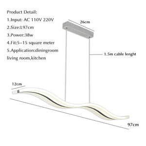 Waves Hanging Lamp