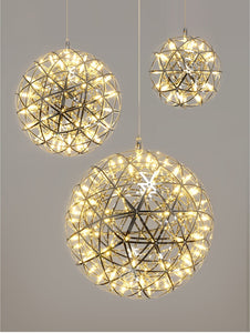Modern Firework Spark Ball LED Pendant Light Fixture