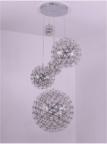 Image of Modern Firework Spark Ball LED Pendant Light Fixture