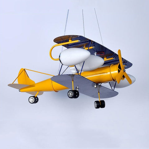 Image of Airplane Hanging Lamp Light Kids Room