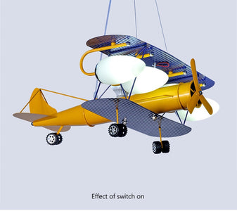 Airplane Hanging Lamp Light Kids Room