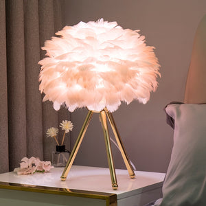 Goose Feather Led Table Lamps