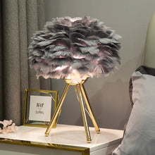 Load image into Gallery viewer, Goose Feather Led Table Lamps