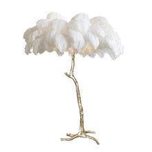 Load image into Gallery viewer, Modern Luxury Ostrich Feather  Lamp