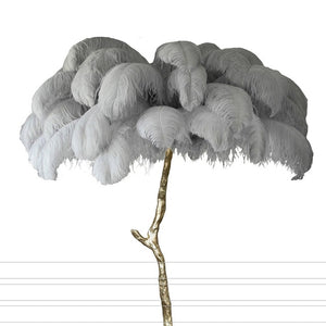 Modern Luxury Ostrich Feather  Lamp