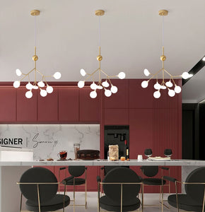 Modern LED Firefly Chandelier For Living Room Bedroom Kitchen Indoor Lamp Fixture Lights
