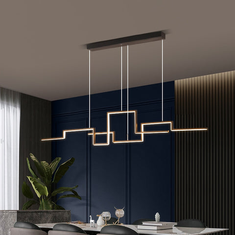 Image of Modern Chandelier Geometry Led Pendant