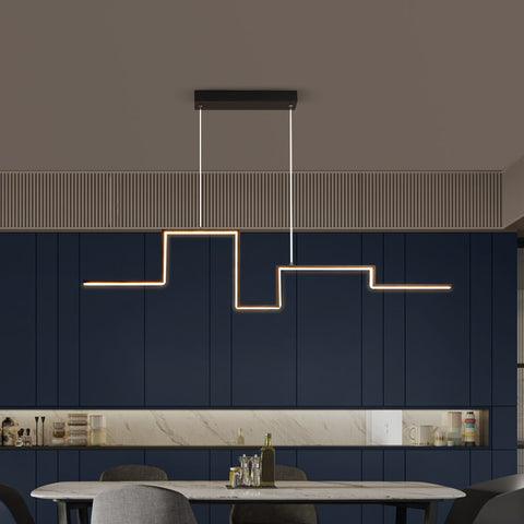 Image of Modern Chandelier Geometry Led Pendant