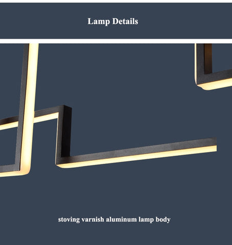 Image of Modern Chandelier Geometry Led Pendant