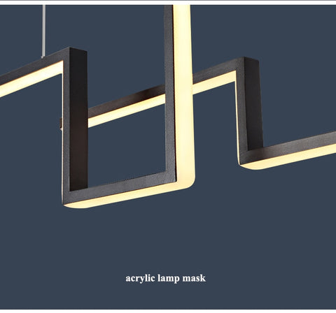 Image of Modern Chandelier Geometry Led Pendant