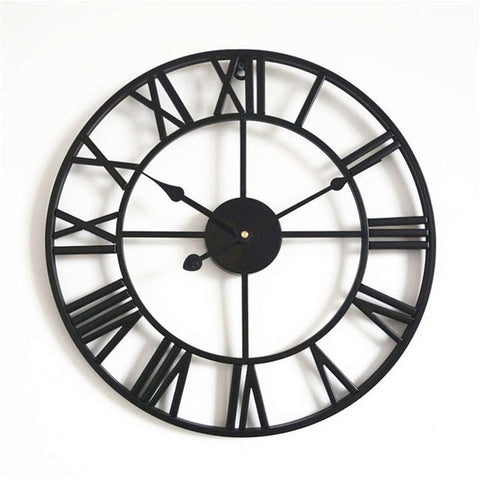 Image of 3D Large Roman Numerals Wall Clock Home