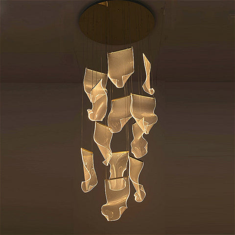 Image of Stair Chandelier Art Ceiling Lamp