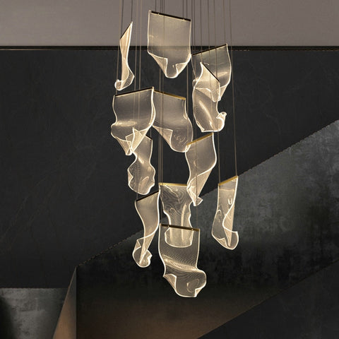 Image of Stair Chandelier Art Ceiling Lamp