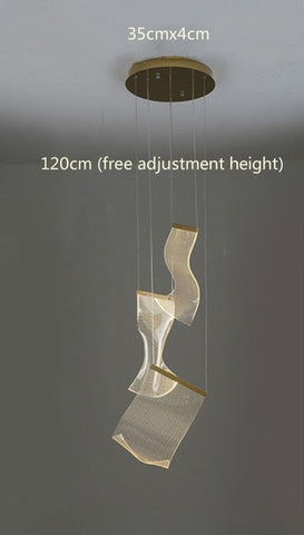 Image of Stair Chandelier Art Ceiling Lamp