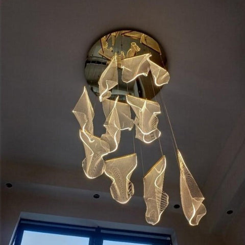 Image of Stair Chandelier Art Ceiling Lamp