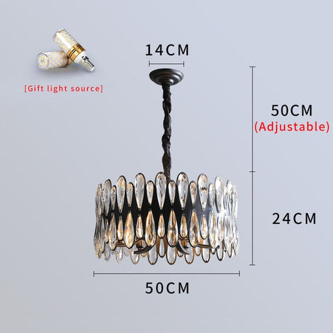 Image of Mimis' Droplet - Living Room Chandelier Crystal Lighting