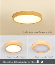 Load image into Gallery viewer, Japanese Natural Wood Ceiling Lights For Corridor