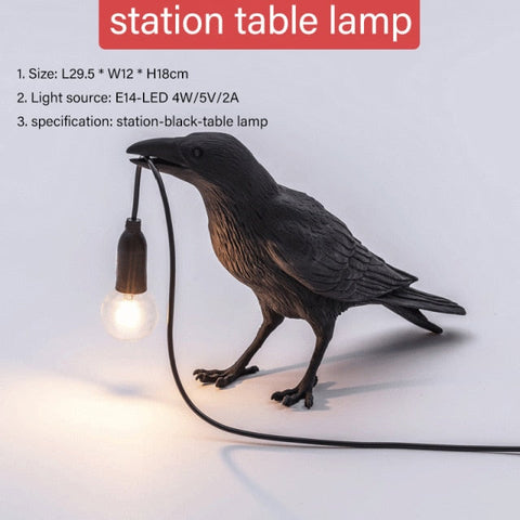 Image of Lucky Crow Lamp