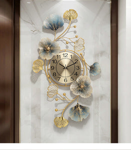 Flowers Creative Vintage Clock Home