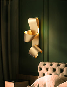LED Wall Decoration Golden Lamp