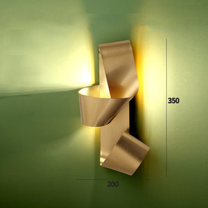 LED Wall Decoration Golden Lamp